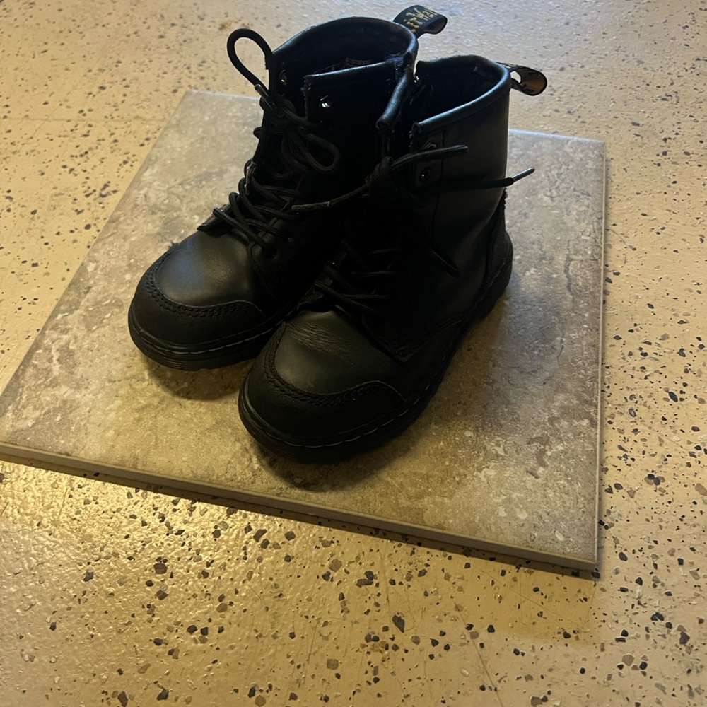 Dr. Martens Kids Black Boots
